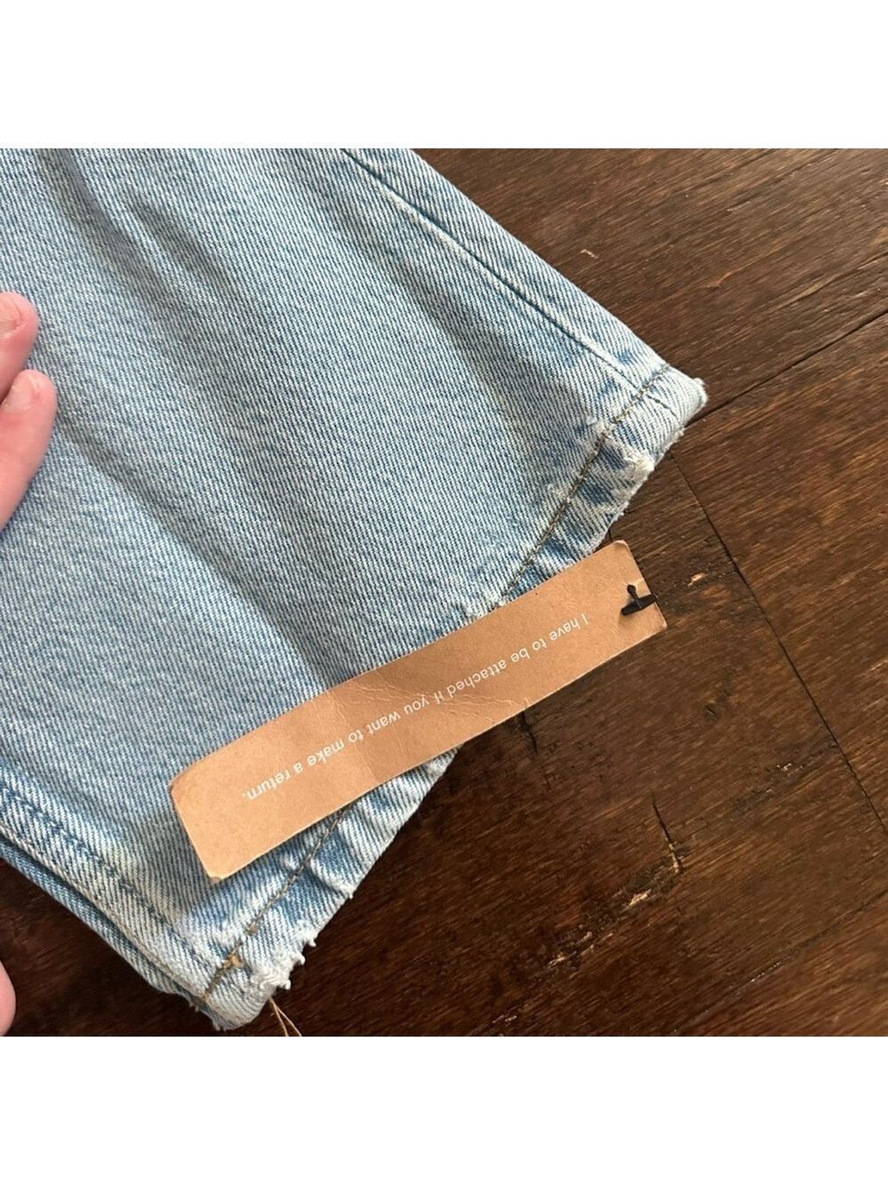 Reformation Cynthia High Rise Straight Leg distressed jeans -size 27-NWT - Picture 7 of 11